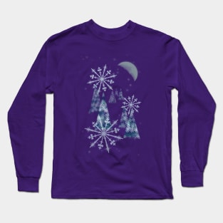 winter night Long Sleeve T-Shirt